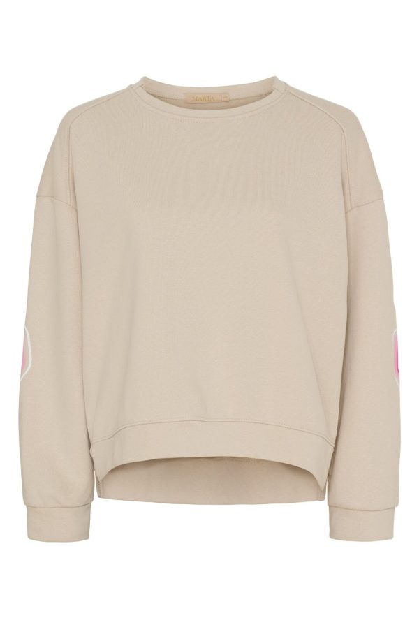 Marta Du Chateau - Mdcnadine Sweatshirt 69407 - Beige Sale