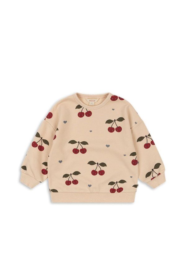 Konges Sløjd - Lou Sweatshirt Ocs - Cherry Bestie Online Sale