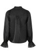 Neo Noir - Amara Bedazzled Blouse 164237 - Black For Sale