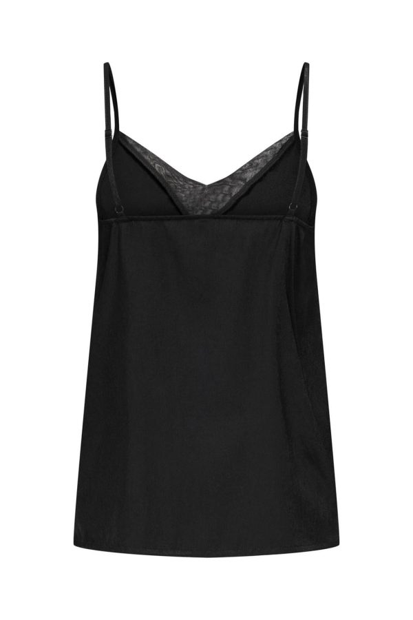 Only - Onlmelva Detail Singlet Bf - 4615888 Black Discount