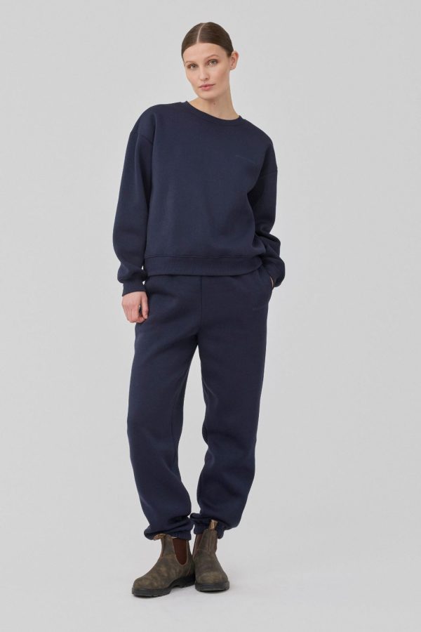 Forudbestilling - Modström - Tiamd Sweat - 3319 Navy Sky Online Sale