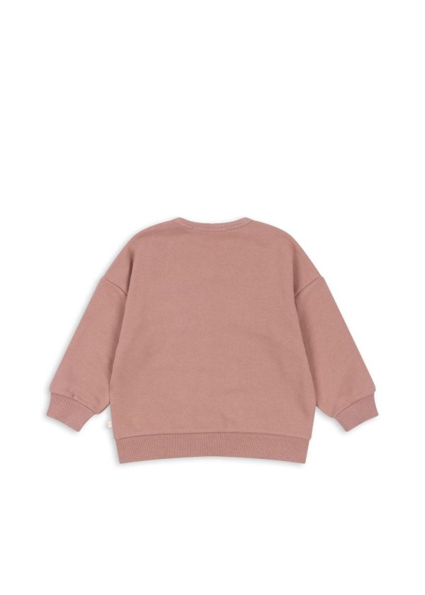 Konges Sløjd - Lou Glitter Sweatshirt Ocs - Mahogany Rose Online Sale