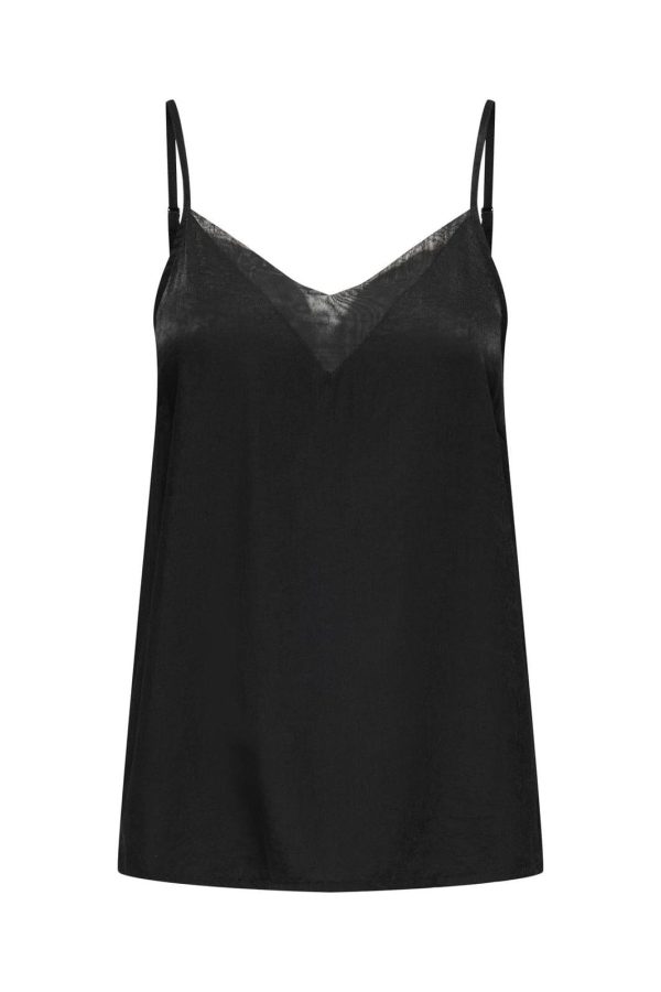 Only - Onlmelva Detail Singlet Bf - 4615888 Black Discount