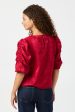 Neo Noir - Joba Jacquard Blouse 163868 - Red For Discount