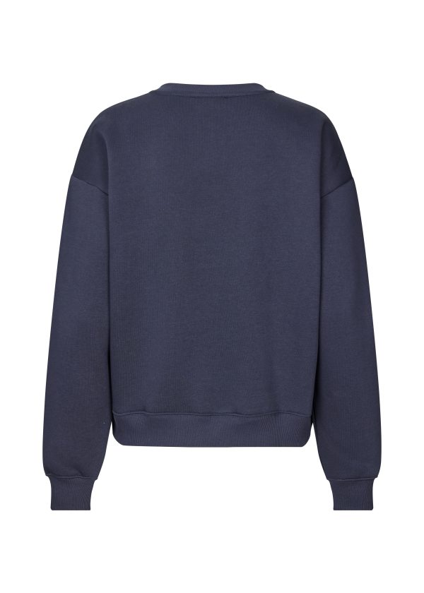 Forudbestilling - Modström - Tiamd Sweat - 3319 Navy Sky Online Sale