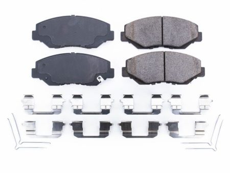 Power Stop 13-15 Acura ILX Front Z17 Evolution Ceramic Brake Pads w Hardware Fashion