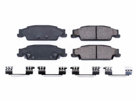 Power Stop 03-07 Cadillac CTS Rear Z17 Evolution Ceramic Brake Pads w Hardware Online Hot Sale