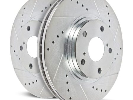 Power Stop 03-04 Ford F-350 Super Duty Front Right Evolution Drilled & Slotted Rotor on Sale