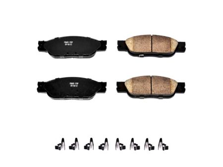 Power Stop 03-05 Jaguar S-Type Front Z17 Evolution Ceramic Brake Pads w Hardware Sale