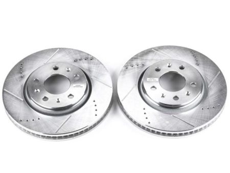 Power Stop 03-05 Cadillac CTS Front Evolution Drilled & Slotted Rotors - Pair Online Hot Sale