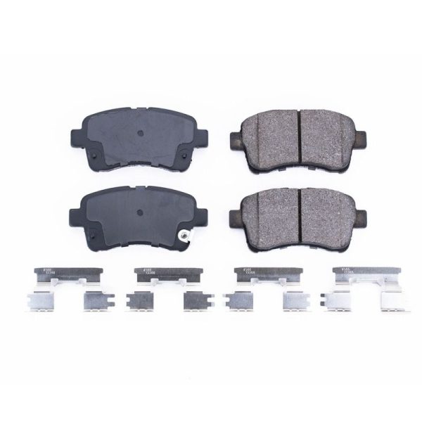 Power Stop 02-05 Suzuki Aerio Front Z17 Evolution Ceramic Brake Pads w Hardware For Discount