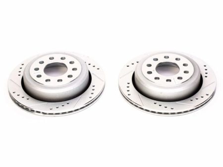 Power Stop 03-11 Lincoln Town Car Rear Evolution Drilled & Slotted Rotors - Pair Supply