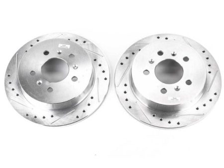 Power Stop 08-09 Buick Allure Rear Evolution Drilled & Slotted Rotors - Pair Cheap