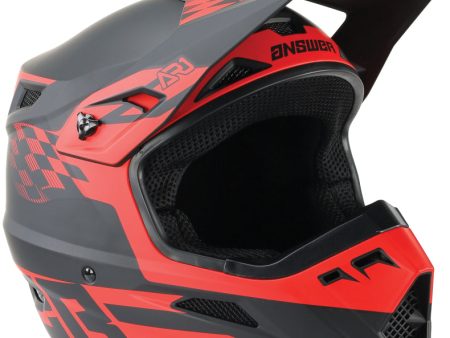 Answer AR1 Sweep Helmet Black Red - XL For Cheap