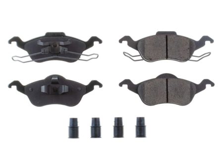 Power Stop 00-04 Ford Focus Front Z17 Evolution Ceramic Brake Pads w Hardware Hot on Sale