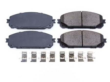 Power Stop 14-20 Jeep Cherokee Front Z17 Evolution Ceramic Brake Pads w Hardware Online