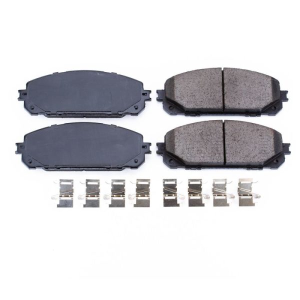 Power Stop 14-20 Jeep Cherokee Front Z17 Evolution Ceramic Brake Pads w Hardware Online