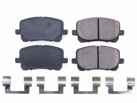 Power Stop 03-08 Pontiac Vibe Front Z17 Evolution Ceramic Brake Pads w Hardware For Discount