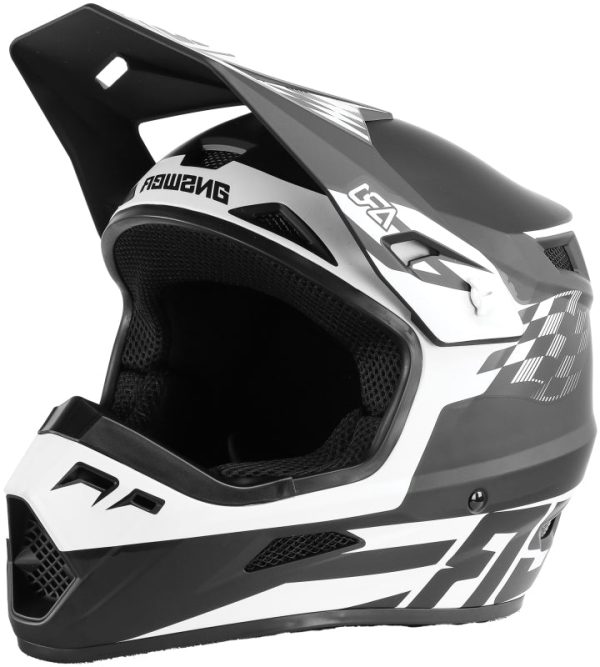 Answer AR1 Sweep Helmet Black White - Small Online