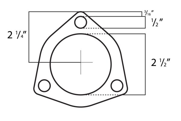 Triangle Gasket for 2.5  Piping Flanges (Type E) Online Hot Sale