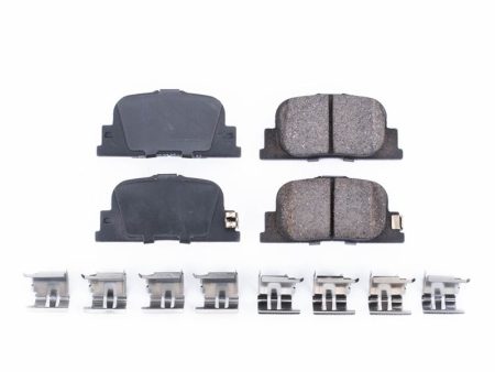 Power Stop 00-01 Lexus ES300 Rear Z17 Evolution Ceramic Brake Pads w Hardware Cheap