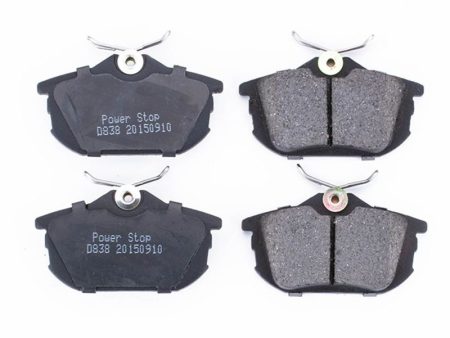 Power Stop 00-04 Volvo S40 Rear Z17 Evolution Ceramic Brake Pads w Hardware Fashion