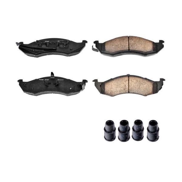 Power Stop 93-02 Mercury Villager Front Z17 Evolution Ceramic Brake Pads w Hardware Online now