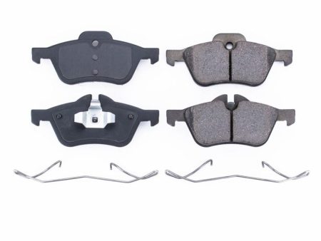 Power Stop 02-08 Mini Cooper Front Z17 Evolution Ceramic Brake Pads w Hardware Supply