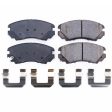 Power Stop 07-10 Hyundai Elantra Front Z17 Evolution Ceramic Brake Pads w Hardware Cheap