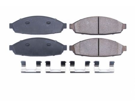 Power Stop 03-11 Ford Crown Victoria Front Z17 Evolution Ceramic Brake Pads w Hardware Online now