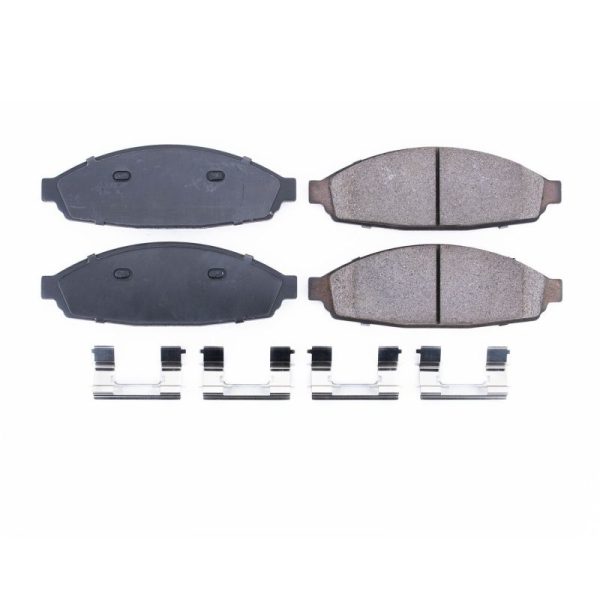 Power Stop 03-11 Ford Crown Victoria Front Z17 Evolution Ceramic Brake Pads w Hardware Online now