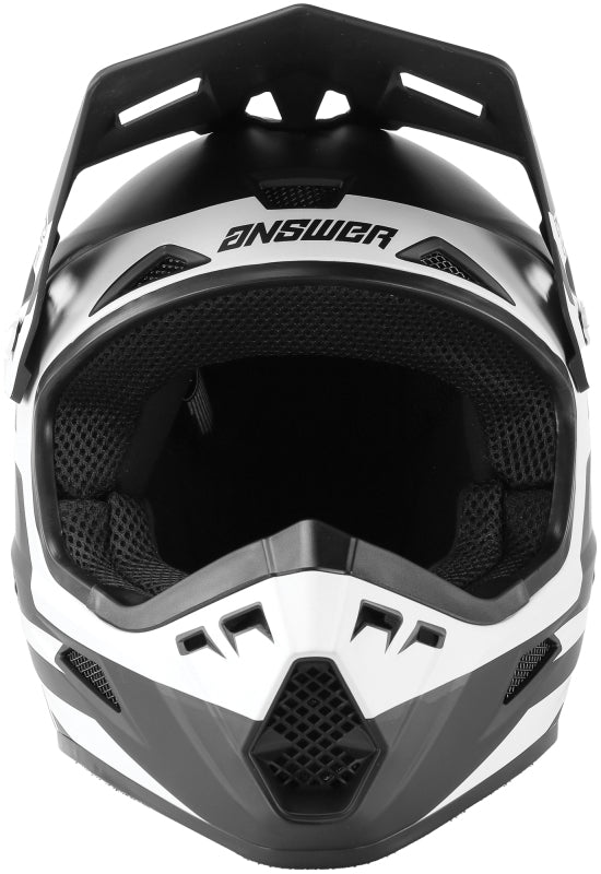 Answer AR1 Sweep Helmet Black White Youth - Medium Discount