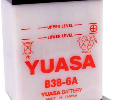 Yuasa B38-6A Conventional 6 Volt Battery Fashion