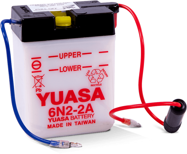 Yuasa 6N2-2A Conventional 6 Volt Battery For Discount