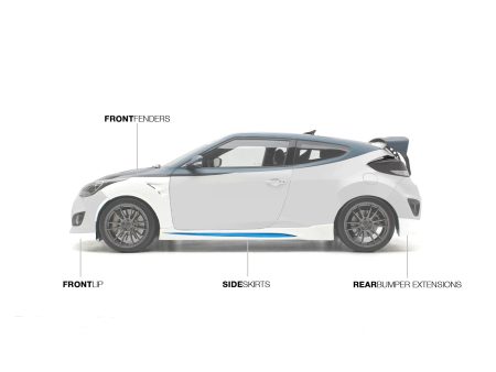 2013-2017 Hyundai Veloster Turbo C-FX Side Skirts Sale