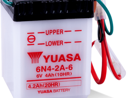 Yuasa 6N4-2A-6 Conventional 6 Volt Battery Online Hot Sale