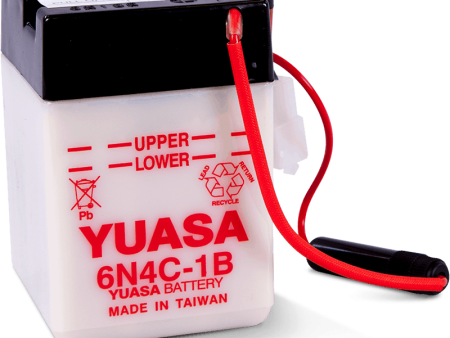 Yuasa 6N4C-1B Conventional 6 Volt Battery Fashion