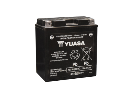 Yuasa YTX20CH Maintenance Free AGM 12 Volt Battery Supply