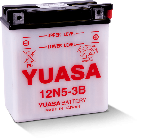 Yuasa 12N5-3B Conventional 12 Volt Battery Online Hot Sale