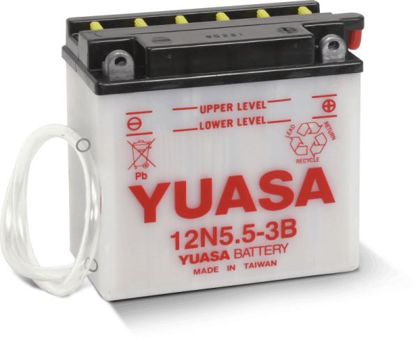 Yuasa 12N5.5-3B Conventional 12 Volt Battery Online now