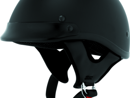 Skid Lids Traditional Helmet Flat Black - XS Online now